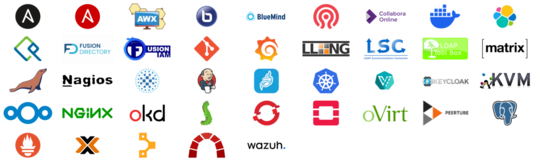 Liste des technologies sur lesquelles nous intervenons
